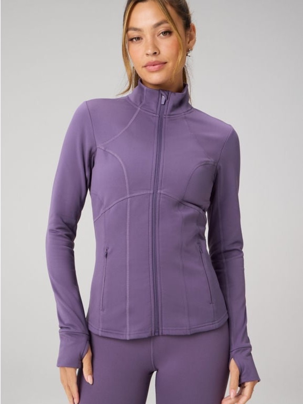 Women’s Purple Full-Zip Active Jacket fabletics